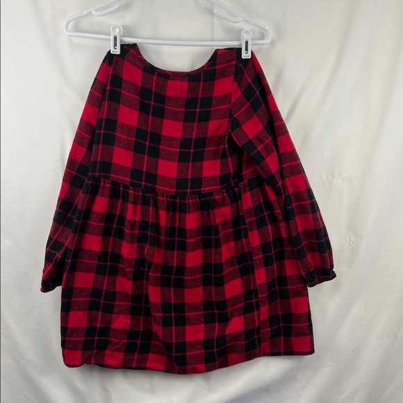The Children’s Place - Girls Dress - Red and Black Plaid - Size 10/12 - Picture 6 of 8